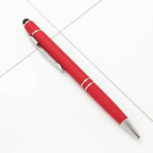 Bolígrafo metálico soft touch